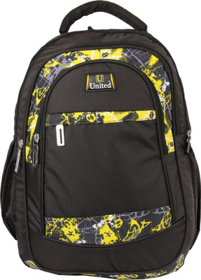 

United Bags Headset Yellow 35 L Backpack(Yellow, Black), Multicolor