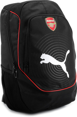 

Puma Arsenal Football Backpack(Black), Black;white and red