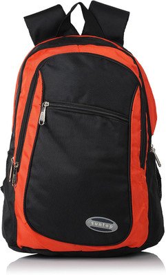 

Suntop A13 19 L Backpack(Black), Black & orange