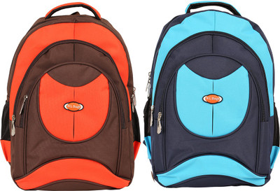 

Nl Bags thundercombo-17 20 L Backpack(Multicolor), Nblueskyblue;thunderbrownorange