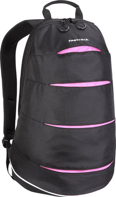 

Fastrack A0510NBK02 25 L Backpack(Black, Pink)