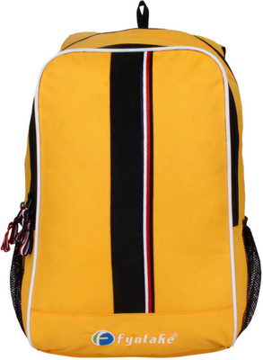 

Fyntake Fyntake backpack C-BAG 25 L Backpack(Yellow), Full yellow with black patti