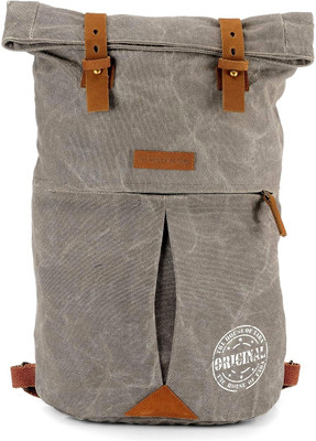 

The House of Tara Distress Finish Canvas 20 L Backpack(Multicolor), Grey