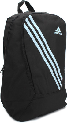 

ADIDAS 3S Backpack(Black, Blue), Black and silver