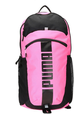 

Puma Deck Backpack II 15 L Laptop Backpack(Pink, Black), Knockout pink-puma black