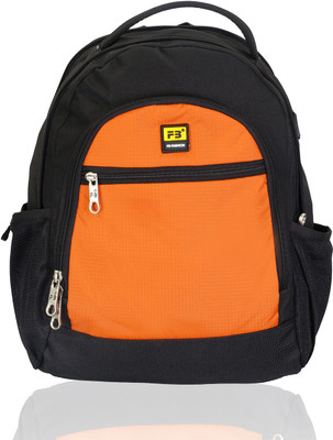 

FB Fashion SB-670 22 L Backpack(Orange, Black), Orange and black