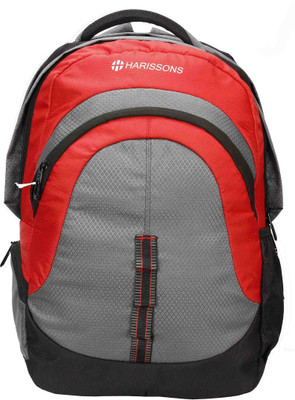 

Harissons Parade 34 L Free Size Backpack(Red, Grey)