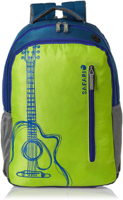 

Safari Guitar 30 L Laptop Backpack(Green, Blue), Blue;green