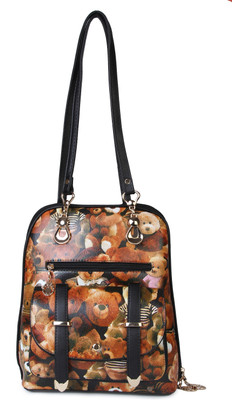 

Kleio Teddy Printed Casual Backpack/ Sling Bag 1 L Backpack(Multicolor), Multi