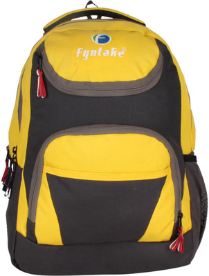 

Fyntake Fyntake backpack F-BAG 25 L Backpack(Black), Black with yellow combianation