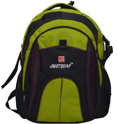 

JustGear JGB_022 36 L Backpack(Multicolor), Green and black