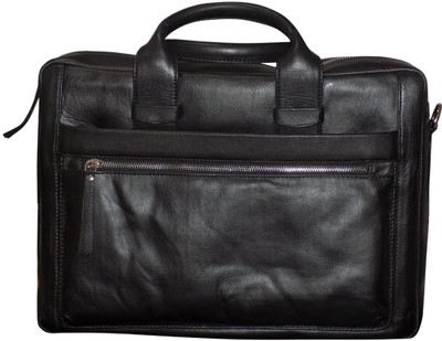 

Kan Black Genuine Leather Backpack/Messenger Bag For Men and Women 7 L Laptop Backpack(Black)