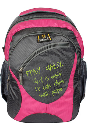 

U United Fast Trip 35 L Backpack(Pink, Grey, Black), Grey;pink