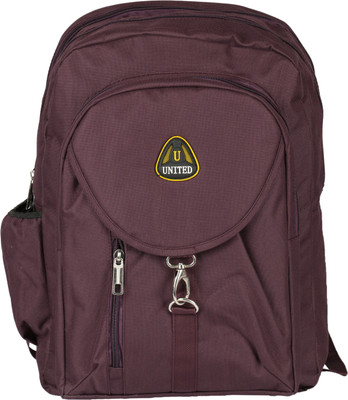 

United Bags Buckle Front All Prpl 35 L Medium Backpack(Purple)