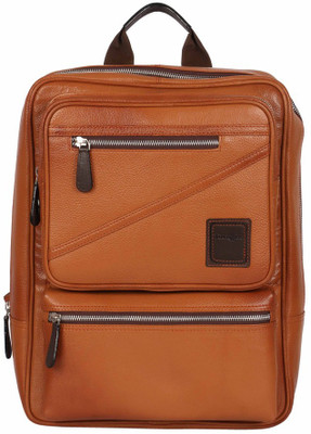 

Tortoise Leather 25 L Backpack(Brown), Light brown