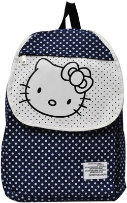 

Hawai Polka Dot 15.4 L Medium Backpack(Blue), Blue-01