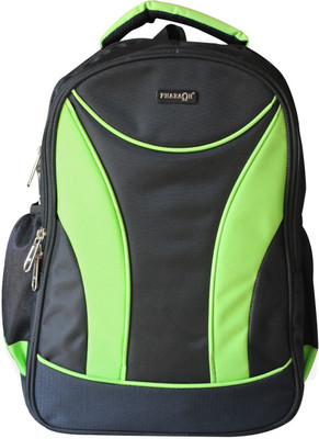 

Pharaoh Backpack Laptop School Bag 5 L Laptop Backpack(Black, Green)