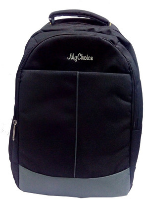 

My Choice Black & Grey Backpack 306112 17.5 L Backpack(Black)