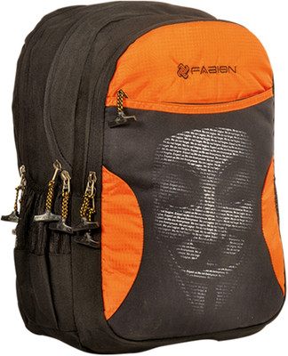 

Fabion FC-428 Mask 30 L Large Backpack(Black), Black;orange