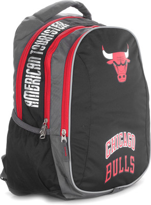 

American Tourister Hooper Nba Chic Bulls Backpack(Black, Grey)