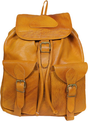 

Leatherworld Trendy 5 L Backpack(Orange), Rust mango