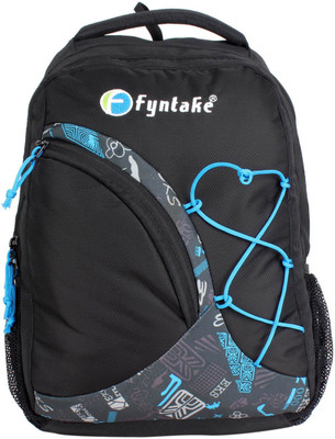 

Fyntake Fyntake backpack I-BAG 25 L Backpack(Black), Black with blue combination