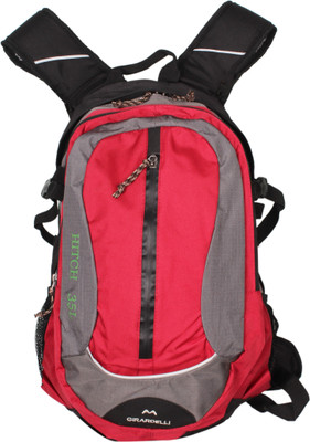 

Girardelli With Metal Frame and Net Mesh Backpadding 35 L Backpack(Red)