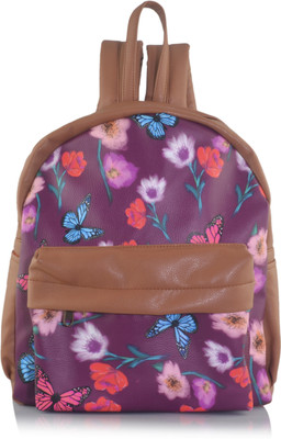 

Shaun Design Multi Floral 5 L Backpack(Brown)