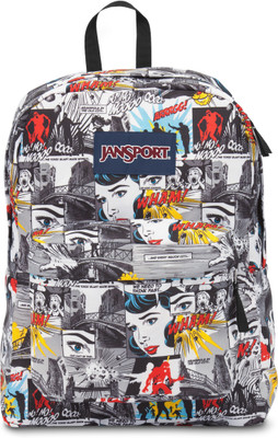 

JanSport Superbreak 25 L Backpack(Multicolor), Multi comic strip