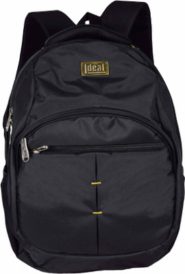 

Ideal Campus Black 20 L Backpack(Black)