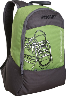 Wildcraft Spring 16.7 L Small Backpack(Green)
