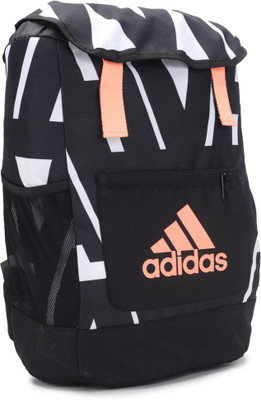 

ADIDAS free size Backpack(White, Black), Black/white