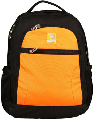 

FB Fashion SB-110 26 L Backpack(Orange, Black), Orange and black