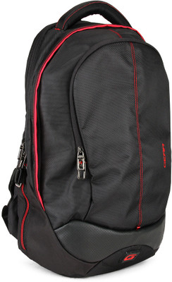 

Gear Outlander 3 Laptop Backpack(Black), Black and red