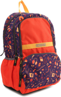 

American Tourister Hashtag 03 Backpack(Orange, Multicolor), 0range