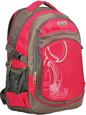 Fabion Grey n Pink 36 L Large Backpack(Pink)