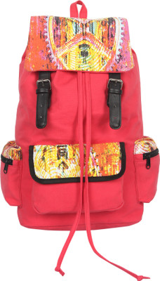 

Kanvas Katha Fashion Oversized 15 L Backpack(Pink)