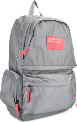 

United Colors of Benetton A03-Basic Backpack(Grey), 901