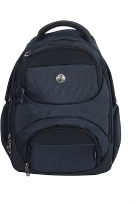 

Harissons Tsunami 33 L Free Size Backpack(Blue, Black), Navy blue and black