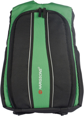 

Harissons O2 REV 17 L Small Laptop Backpack(Black, Red)