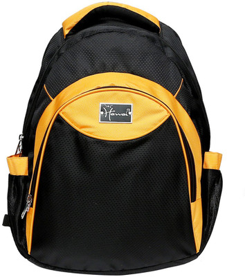 

Hawai Medium Lappy 15.4 L Medium Backpack(Grey, Yellow), Gery;yellow