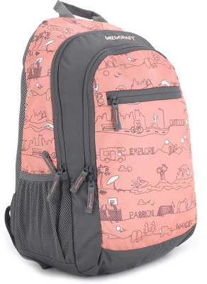 

Wildcraft Ski LD Backpack(Pink, Grey), Peach