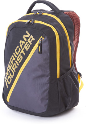 

American Tourister AMT Click 2016 18 L Backpack(Black, Grey)