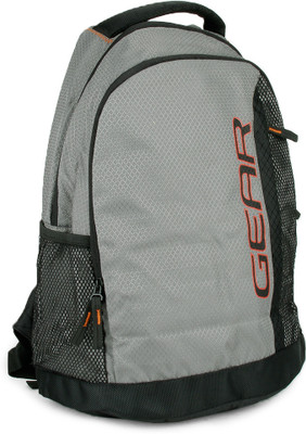 

Gear Compack 3 Laptop Backpack(Grey, Black), Grey and orange