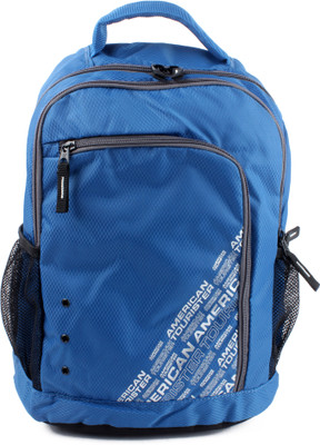 American Tourister Code Backpack(Blue, Silver)