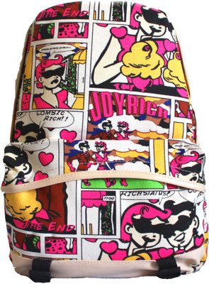

Meraki Accessories Unisex Printed Archies 14 L Backpack(Multicolor), Pink
