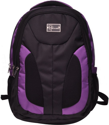 

Hawai Polyester Dual Shade 15.4 L Medium Backpack(Black), Black-01