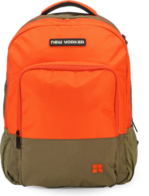

New Yorker Aspen 29 L Backpack(Orange, Green), Green;orange