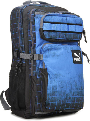 

Puma Evo Blaze Backpack Backpack(Black, Blue), Strong blue;black;graphic