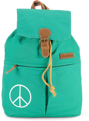 

The House of Tara Canvas 23 L Backpack(Green)